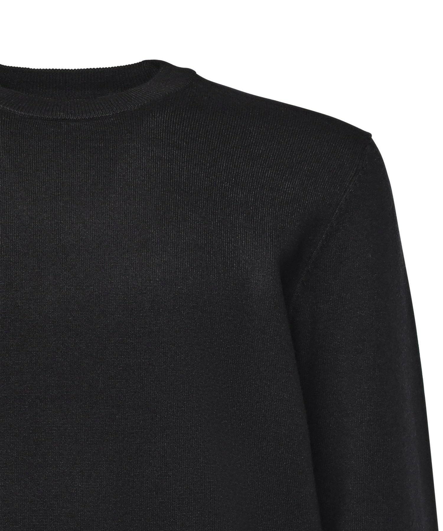 Maglione in misto viscosa con logo UMA25035MA BLACK RICHMOND X 