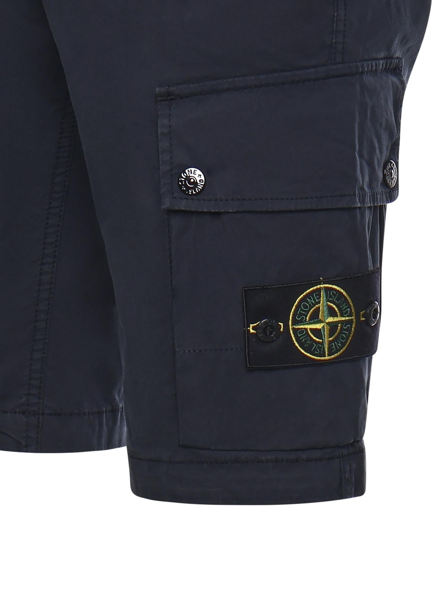 Bermuda cargo in twill di cotone L1S15L100019 S0A10V0020 STONE ISLAND 