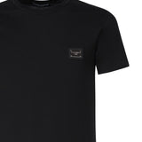 T-shirt in cotone con logo plaque G8PT1T G7F2IN0000 DOLCE & GABBANA 