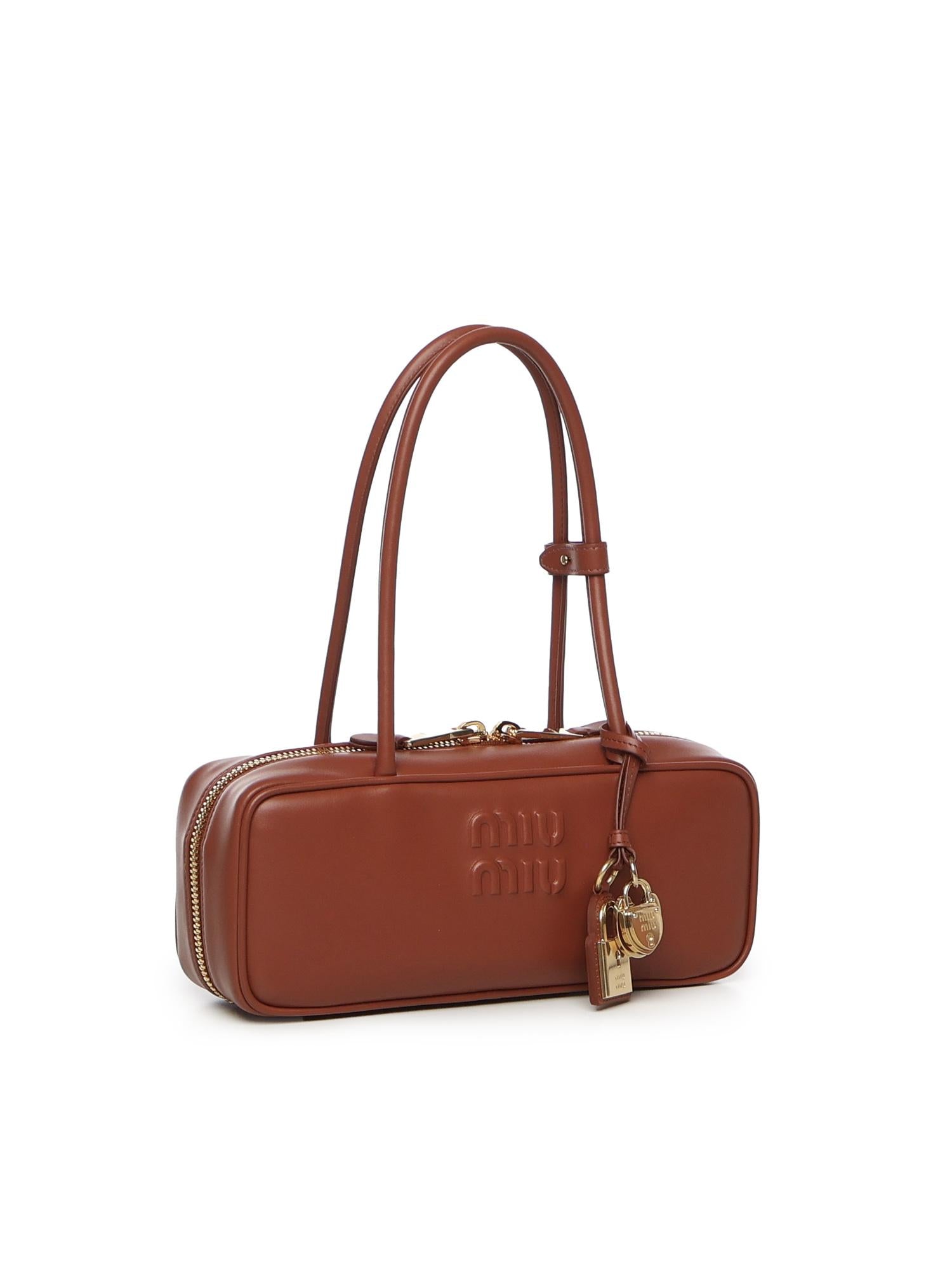 Borsa Beau in pelle 5BB173 2CRWF0033 MIU MIU 