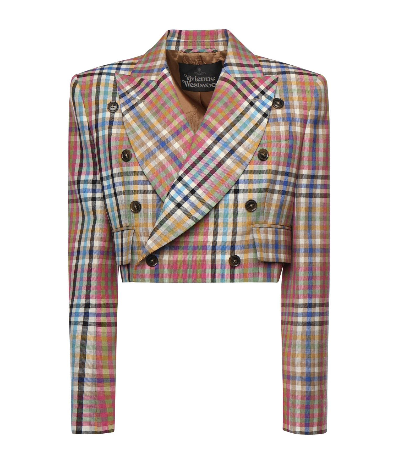 Blazer cropped Cut Off in lana 1401007O W01CDO215 VIVIENNE WESTWOOD 