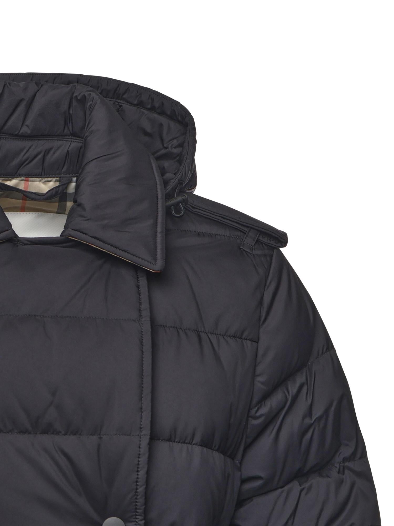 Piumino con cappuccio in nylon 8110313 A1189 BURBERRY 