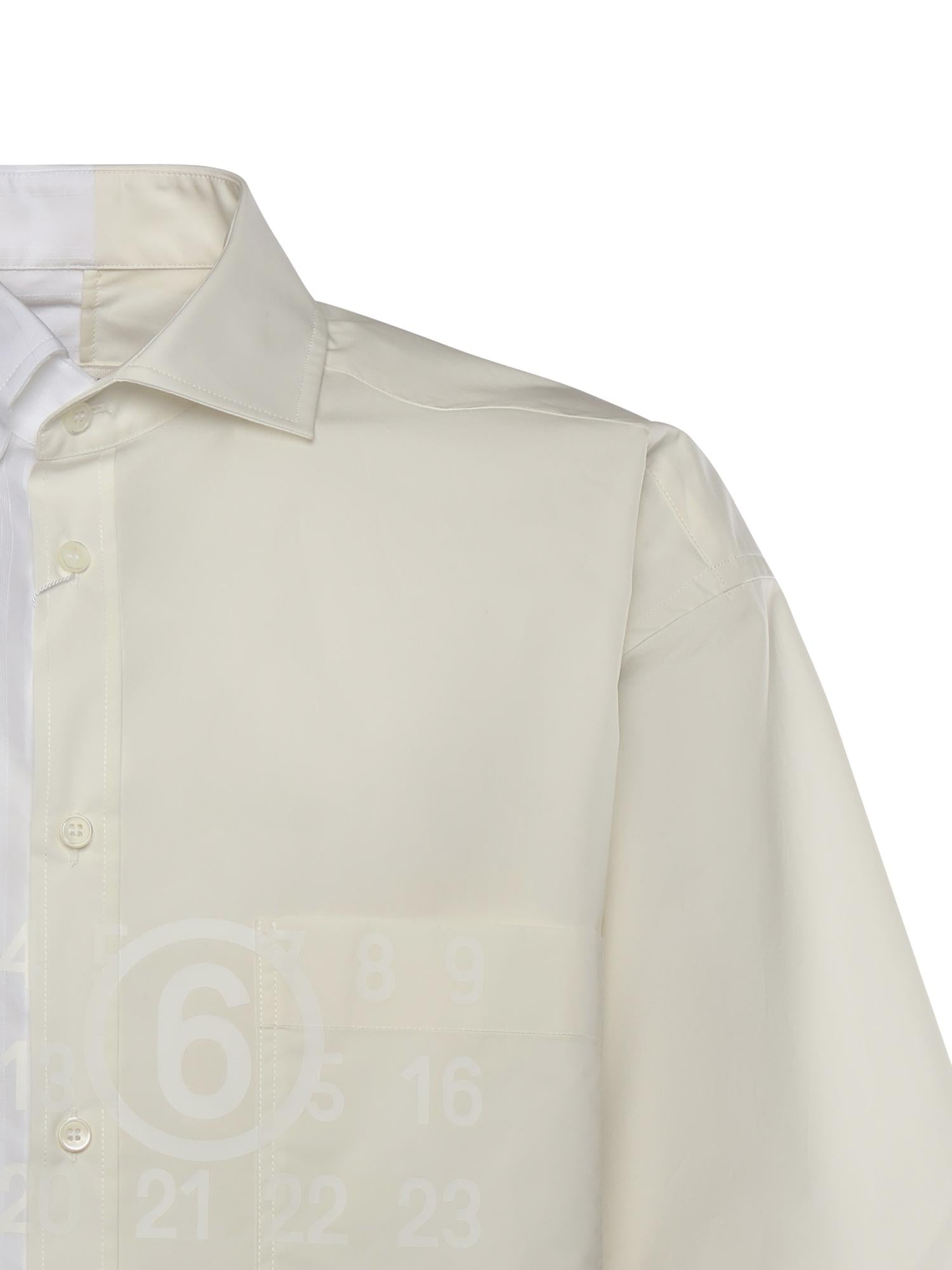 Camicia in popeline di cotone SH0DR0007 MTN135961 MM6 Maison Margiela 