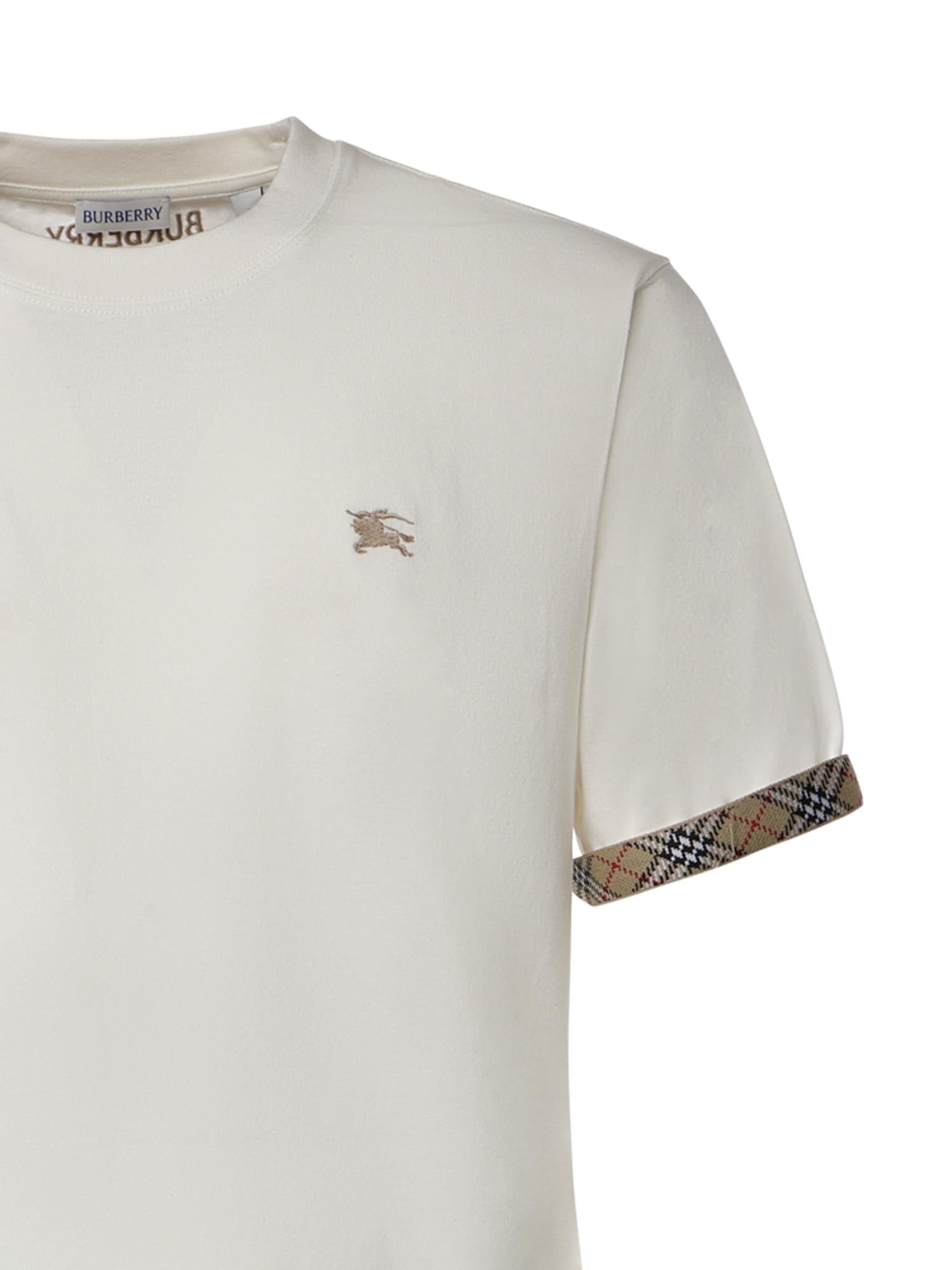 T-shirt in cotone 8123491 B7078 BURBERRY 