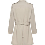 Trench in microfaille misto cotone NAM60520320ZAV C002 FAY 