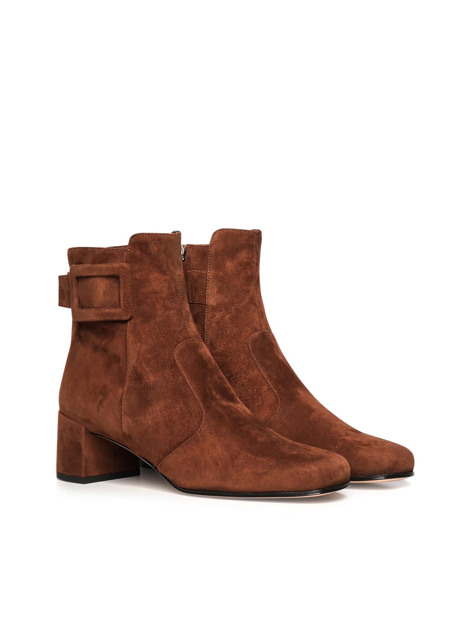 Stivaletti Tres Vivier Polly in suede RVW75140570HR0 S604 ROGER VIVIER 