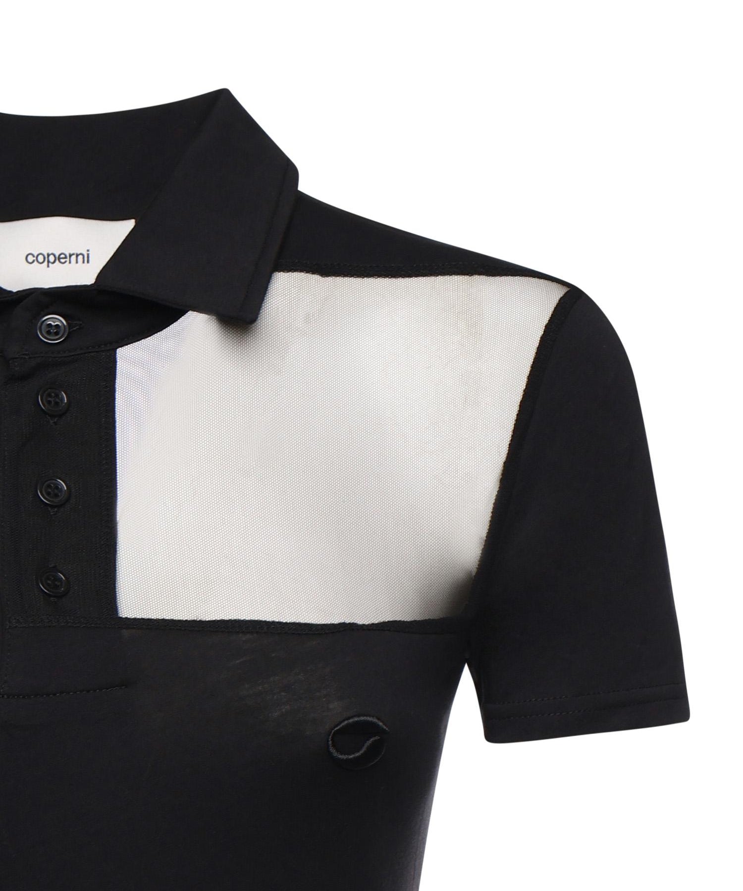 Polo a righe COPJS115F5028 BLACK COPERNI 