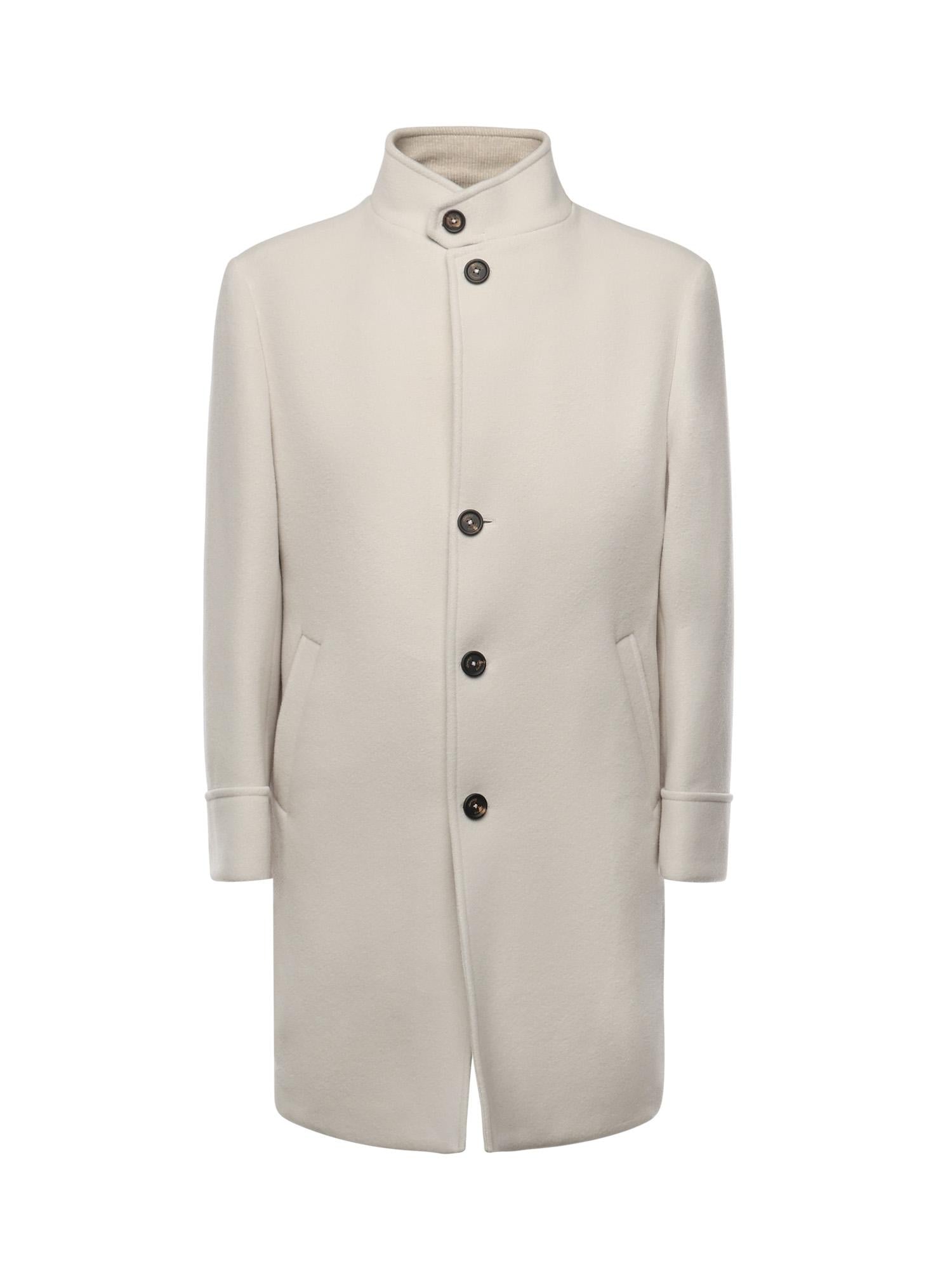 Cappotto monopetto in lana L70CAPL03TES0L051 02 ELEVENTY 