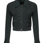 Giacca cropped in maglia 105485 A2QZX34 PINKO 