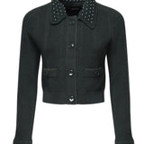 Giacca cropped in maglia 105485 A2QZX34 PINKO 