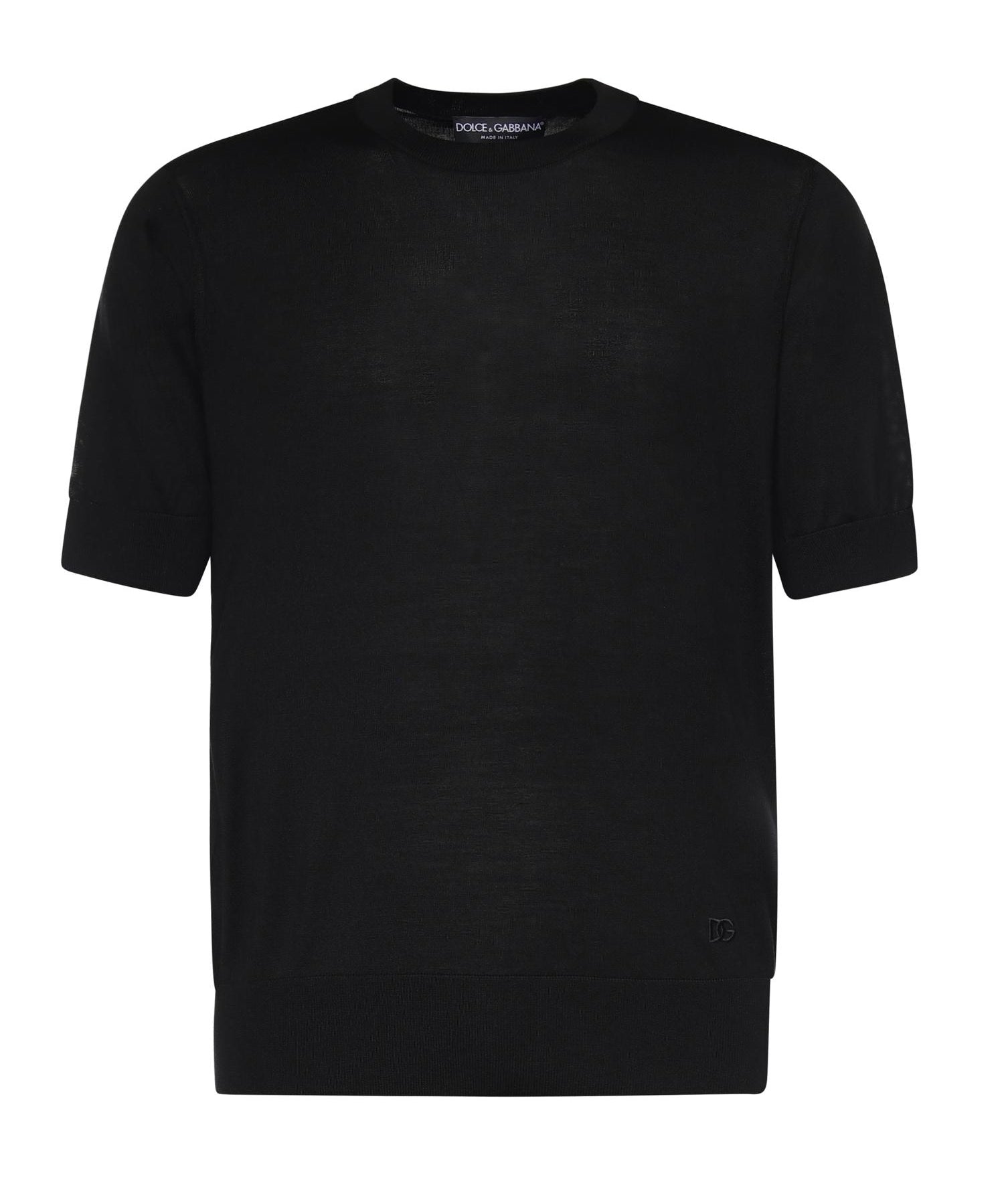 Maglia girocollo in seta GXX03Z JBSO5N0000 DOLCE & GABBANA 