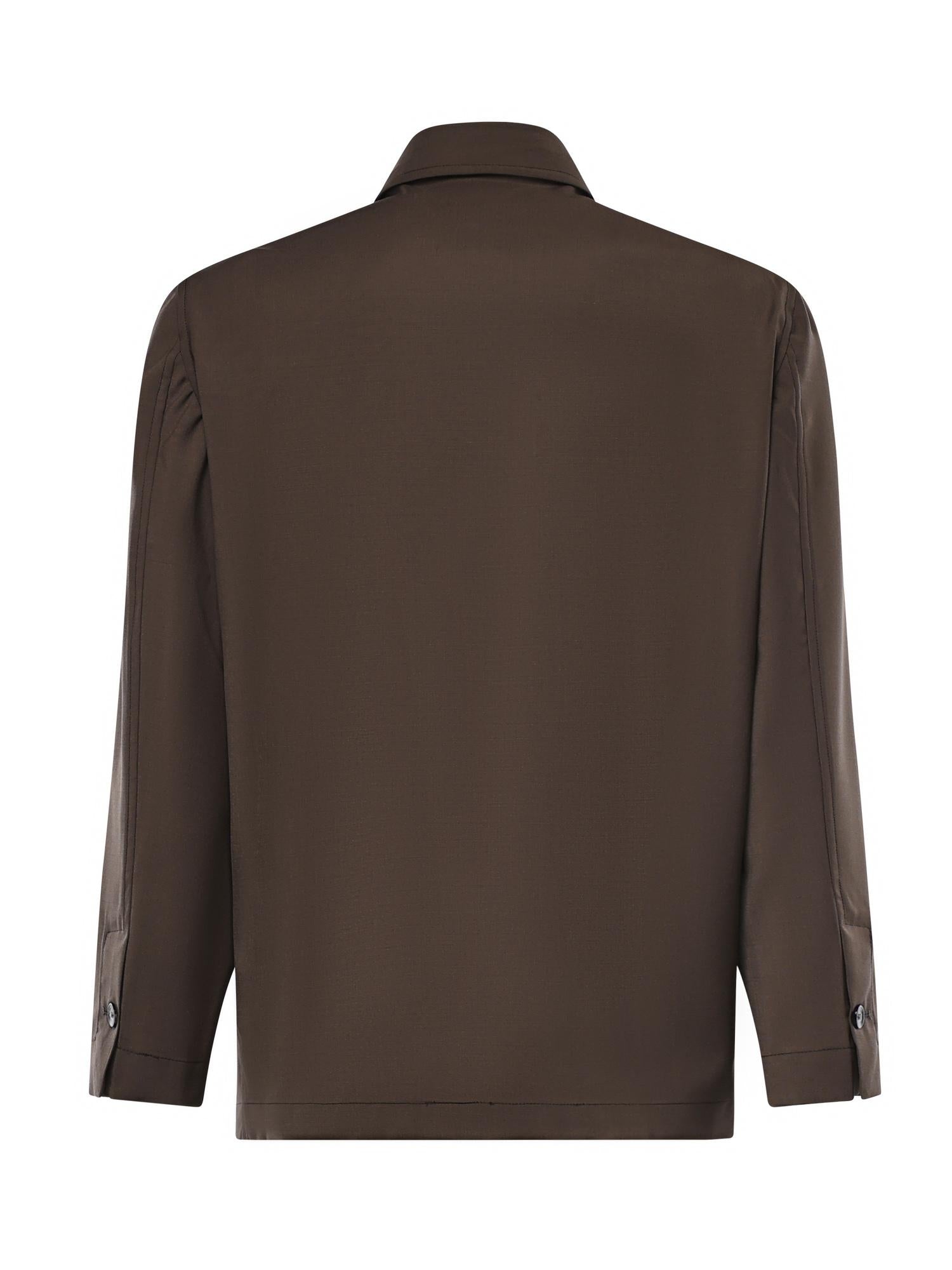 Overshirt James in misto lana MCJAM3687S26 194 MICHAEL COAL 