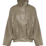 Bomber Veren in ecopelle JAFS21915430  THE FRANKIE SHOP 