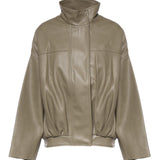 Bomber Veren in ecopelle JAFS21915430  THE FRANKIE SHOP 