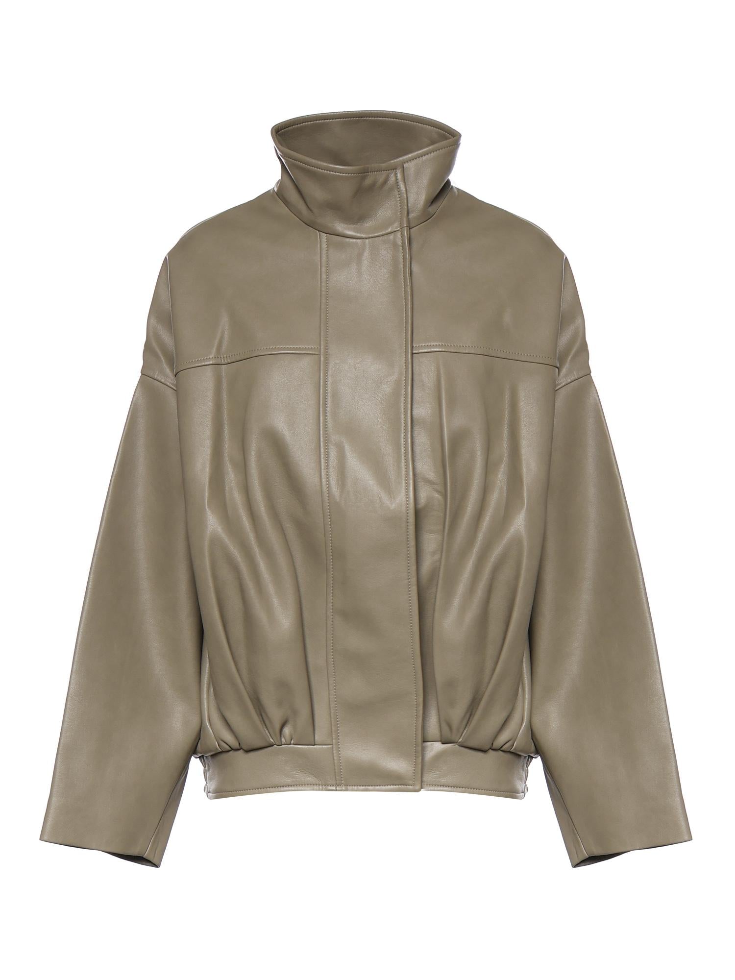 Bomber Veren in ecopelle JAFS21915430  THE FRANKIE SHOP 