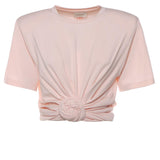 T-shirt cropped con nodo 101426  MAGDA BUTRYM 