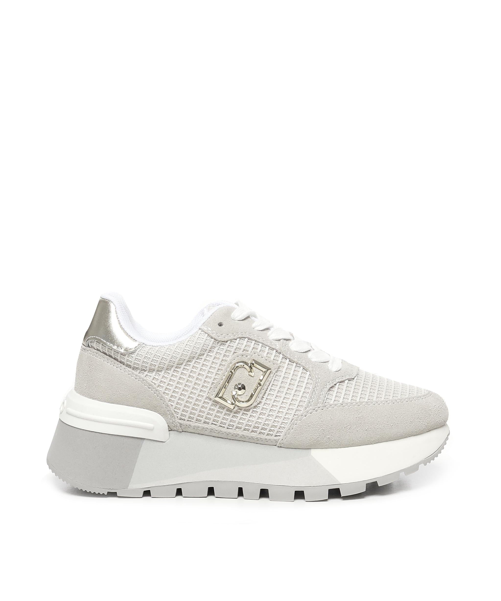 Sneakers platform in suede e mesh BA5049PX027S1803  LIU JO 