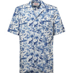 Camicia Kalea con stampa squali KALE001 01127H MC2 SAINT BARTH 