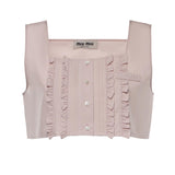 Top in popeline MT2245 10RGF0E18 MIU MIU 