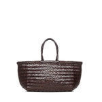 Borsa Bamboo Triple Jump small in pelle 8811 DK BROWN DRAGON DIFFUSION 
