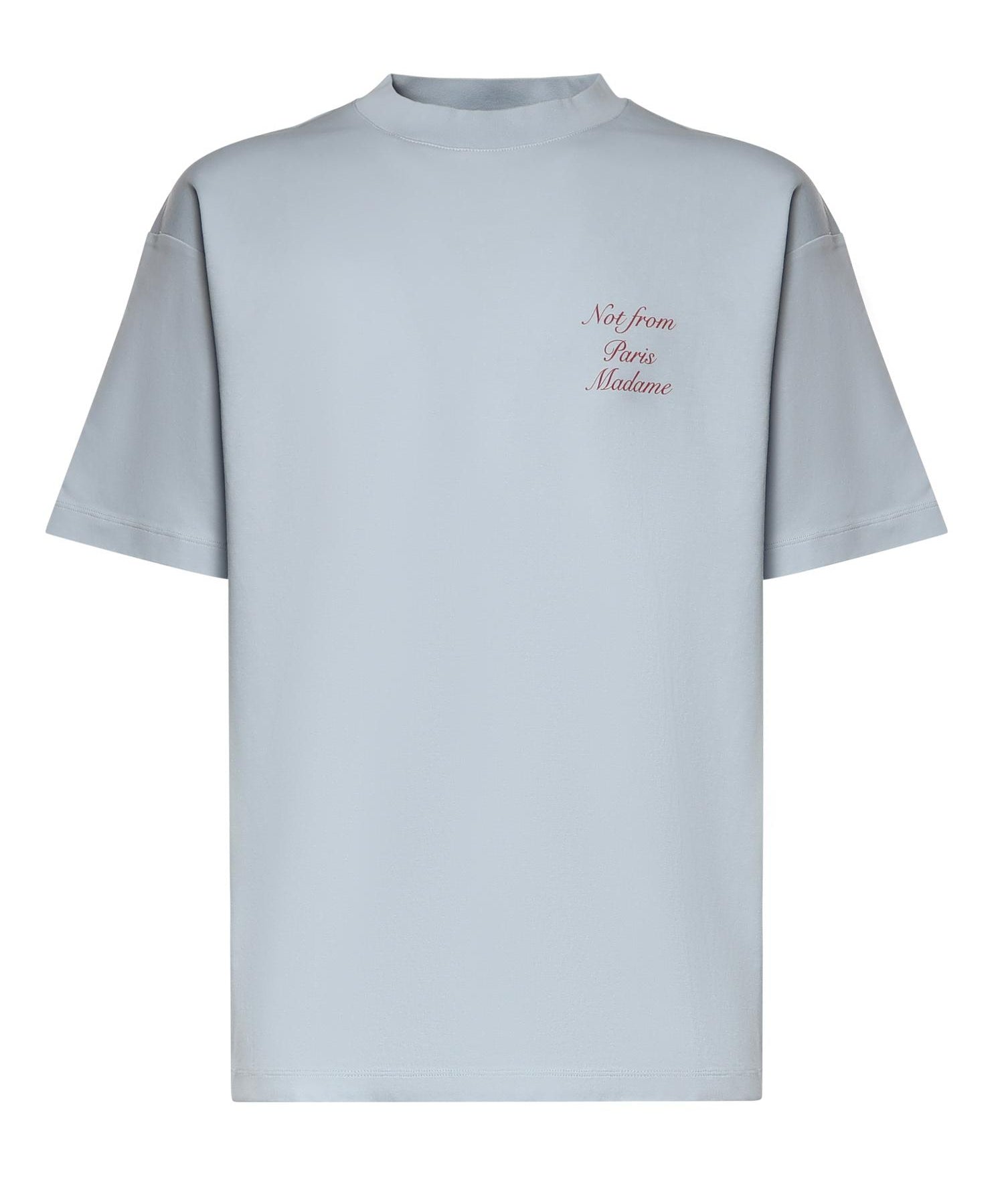 T-shirt Slogan Calligraphy in cotone KTS209CO002 LBE Drôle de Monsieur 