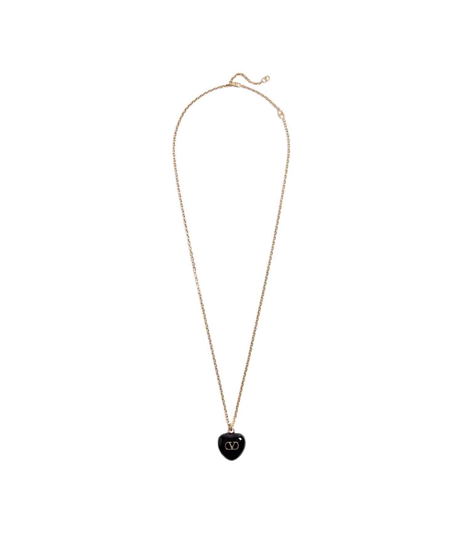 Collana Coeu Royal in metallo e smalto 7W2J0AE2 MJP0RN VALENTINO GARAVANI 