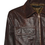Giacca croc con zip AMBLTBN1028 268 AMIRI 