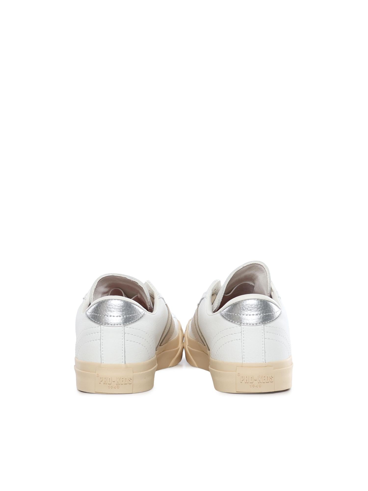 Sneaker Royal Classic<BR/> RC226SLMLSWH00008 WHITE/SILVER PRO-KEDS 