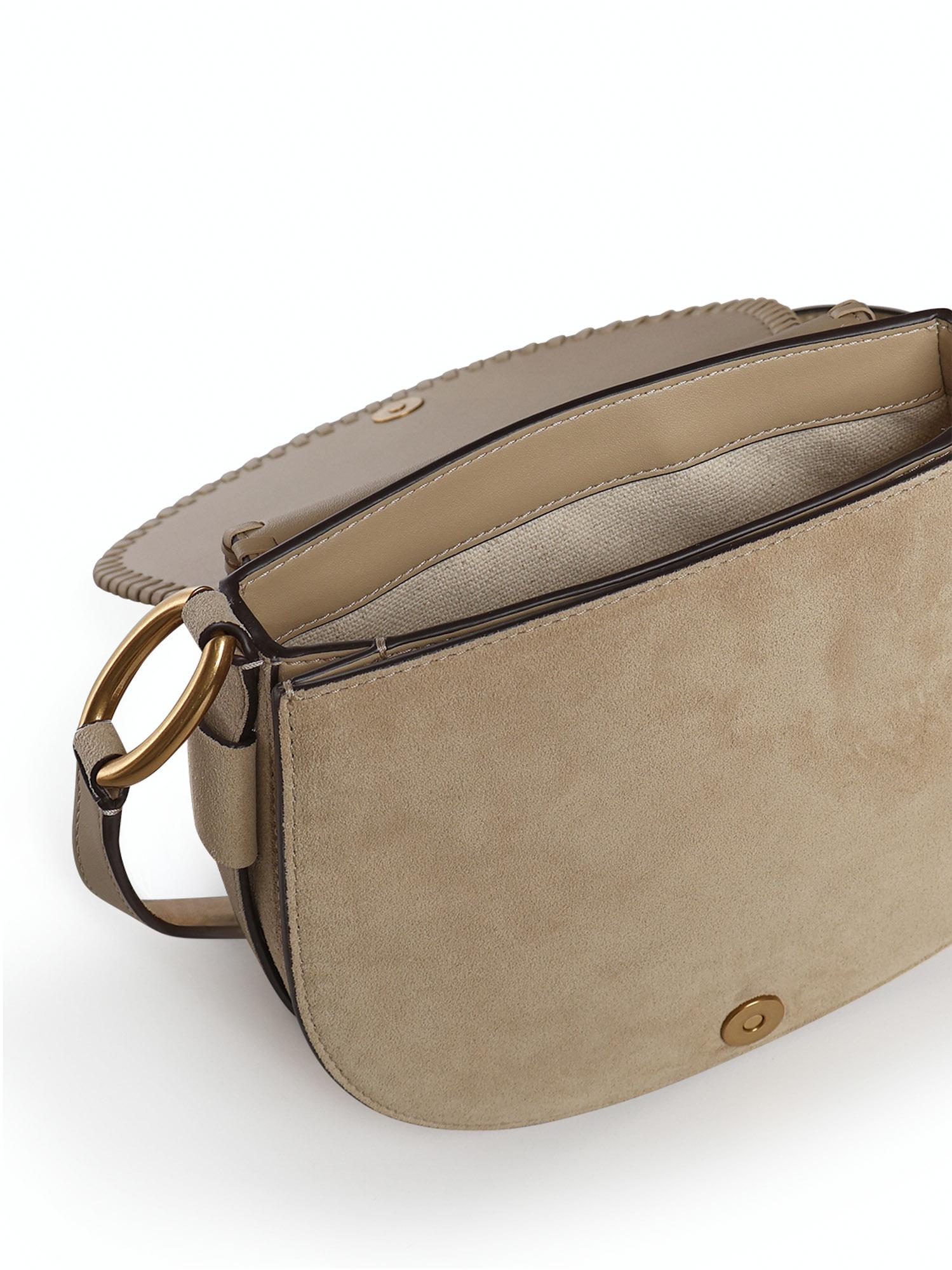 Borsa a tracolla Josie media in pelle scamosciata 30S6AQ5M6O 156 MICHAEL MICHAEL KORS 