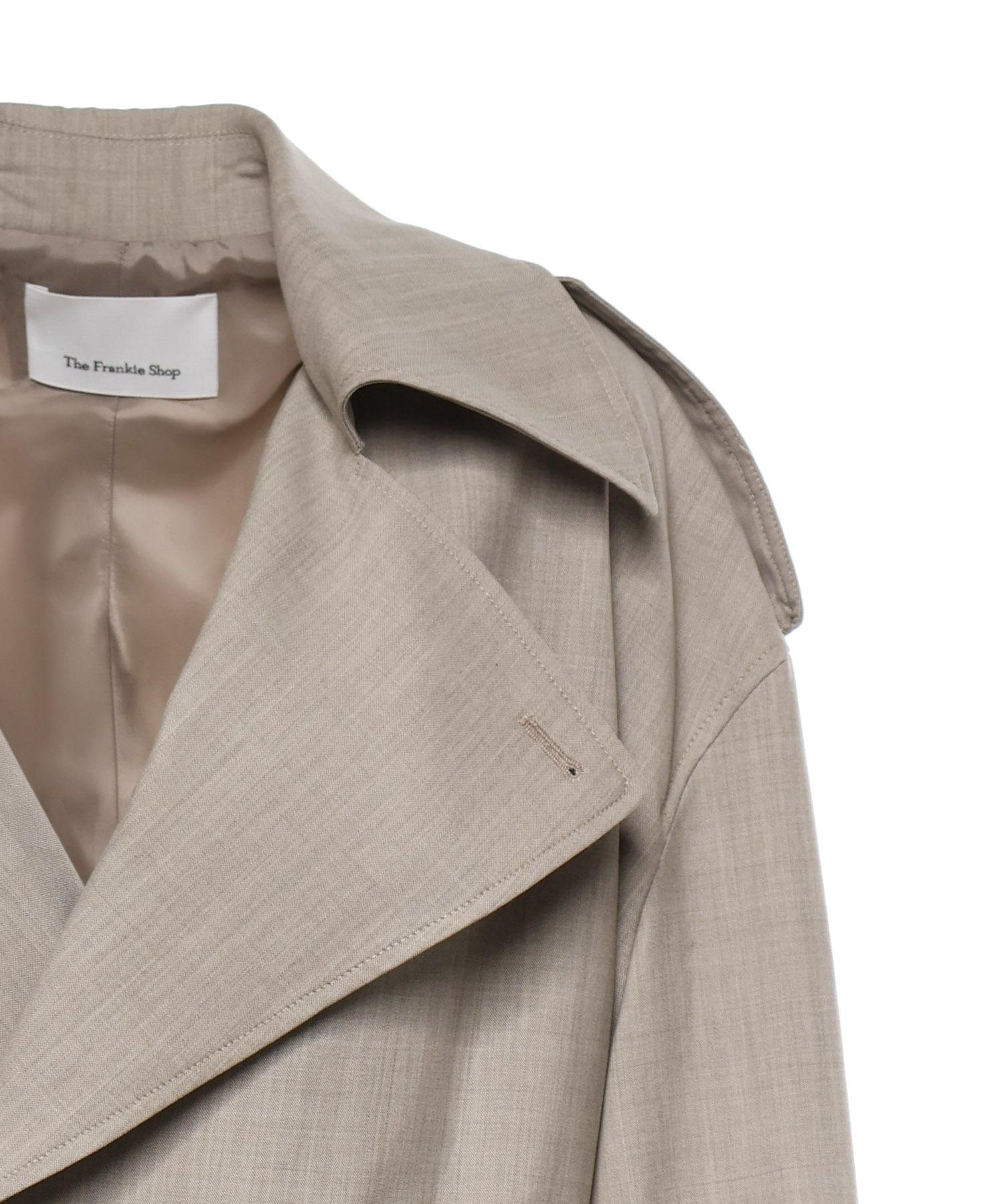 Trench Dursley in lana<BR/> TRFS22023276  THE FRANKIE SHOP 