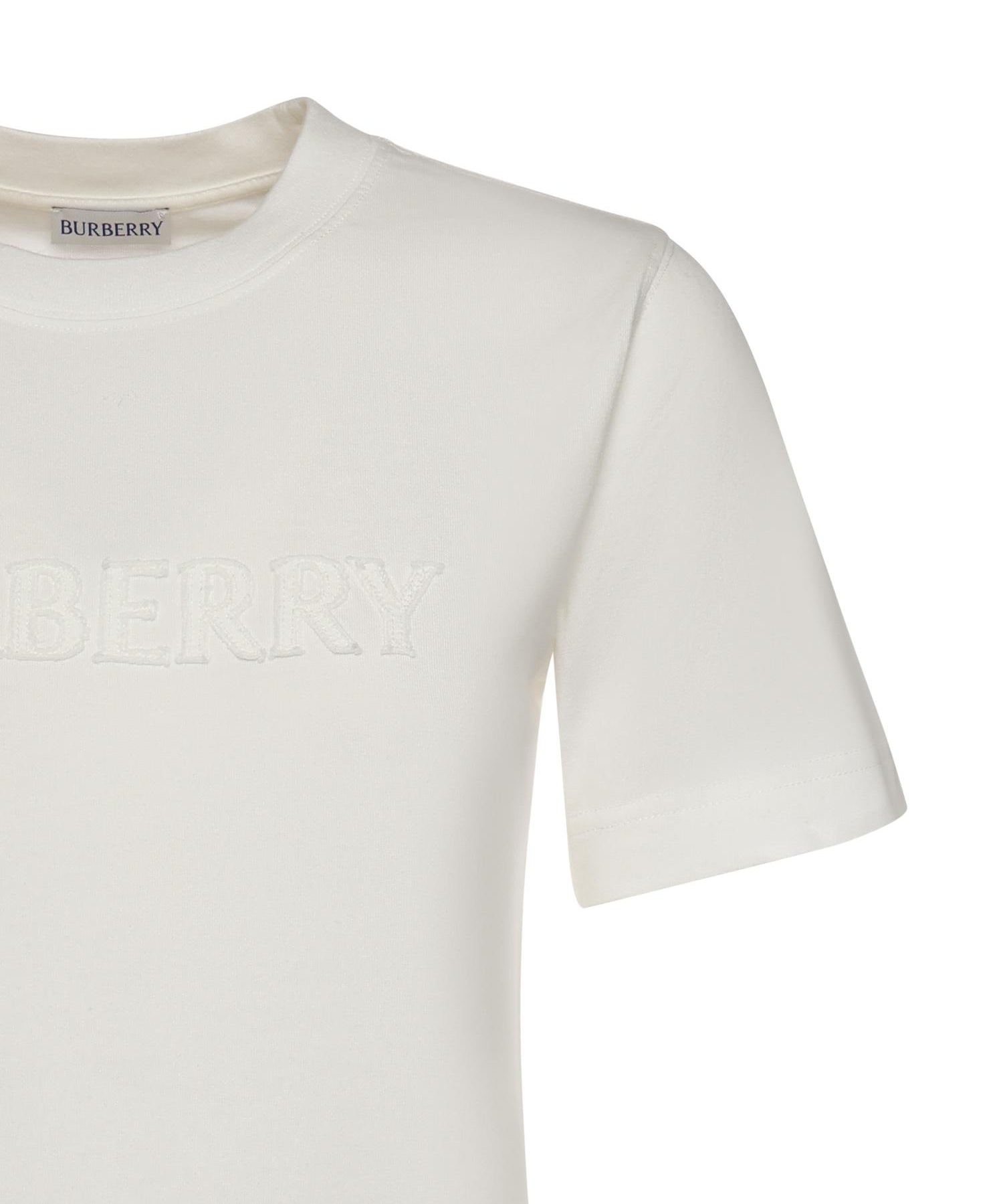 T-shirt in cotone con logo 8118966 B7078 BURBERRY 