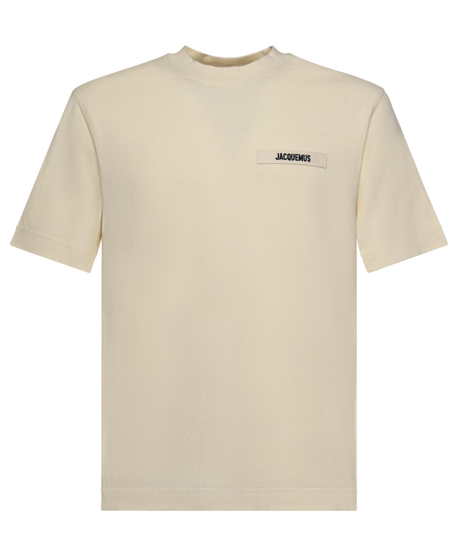 T-shirt in cotone con logo TSM00133AJ00226 150 JACQUEMUS 