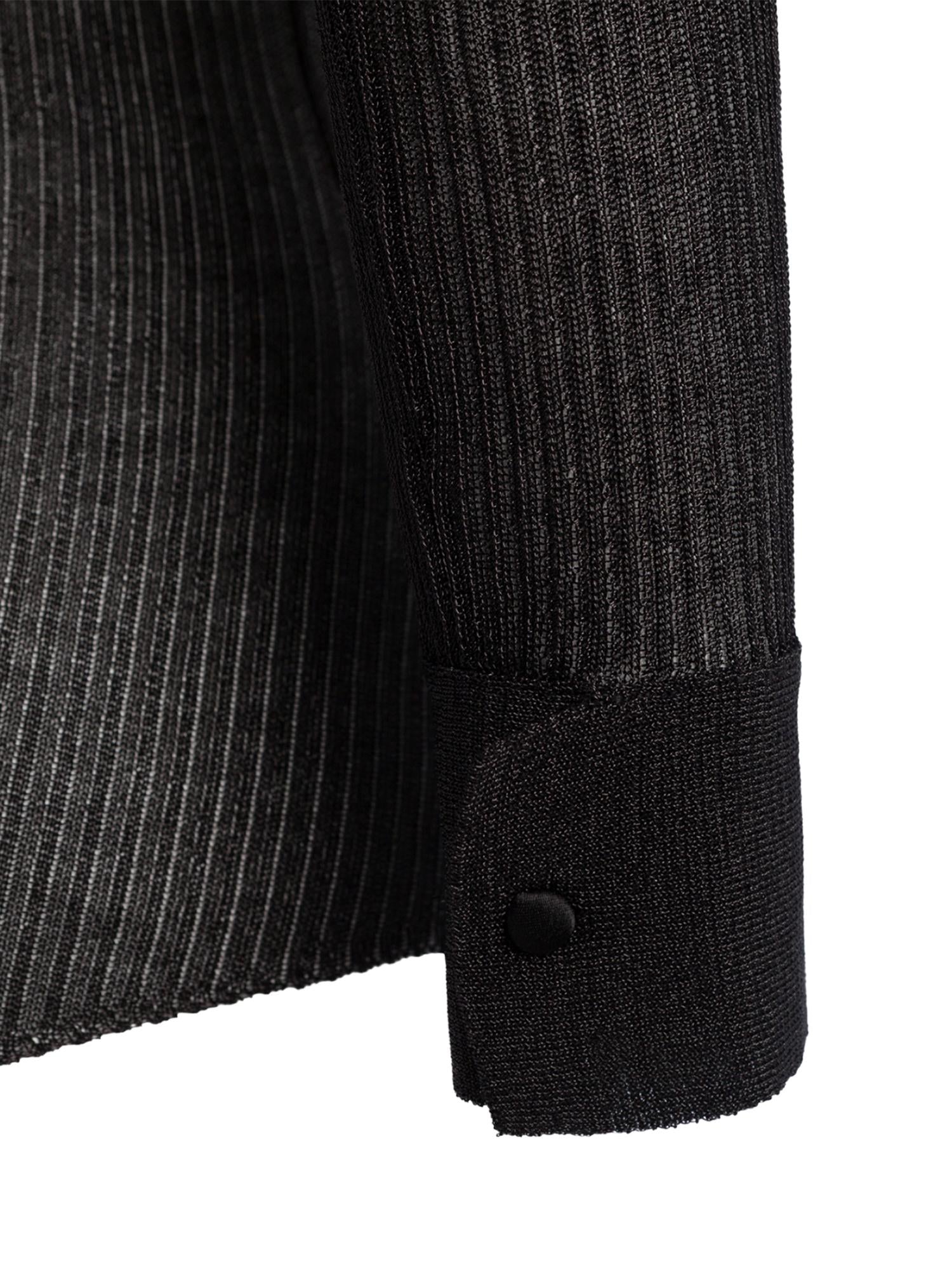 Camicia in maglia lurex DC525 M01046D999 DONDUP 