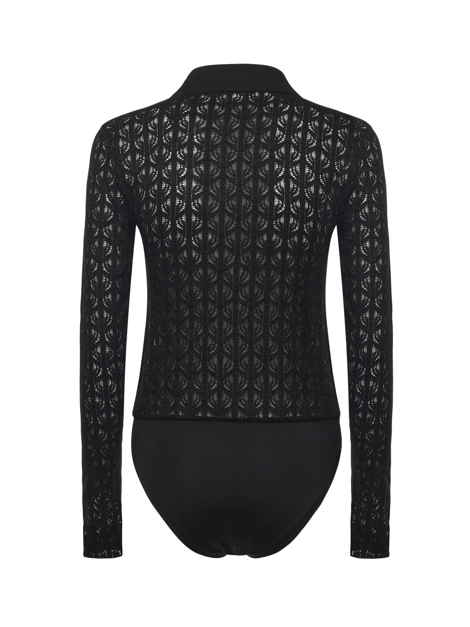 Maglia body in pizzo 105977 A2YIZ99 PINKO 