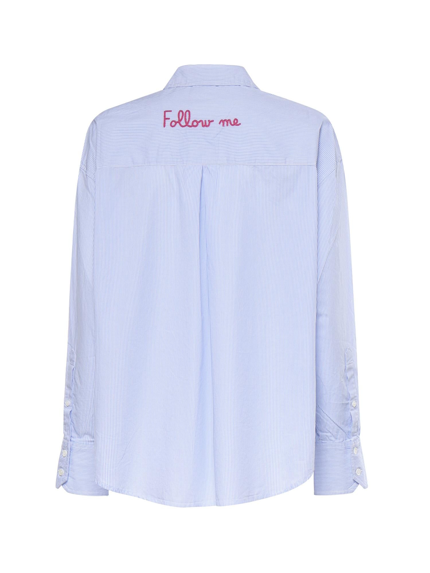 Camicia in cotone a righe CYS0001 00809L MC2 SAINT BARTH 