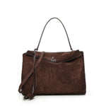Borsa Rodeo media in pelle di vitello scamosciata 789772 2AB4G2308 BALENCIAGA 