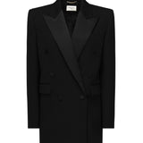 Giacca smoking in grain de poudre 828008 Y7E631000 SAINT LAURENT 