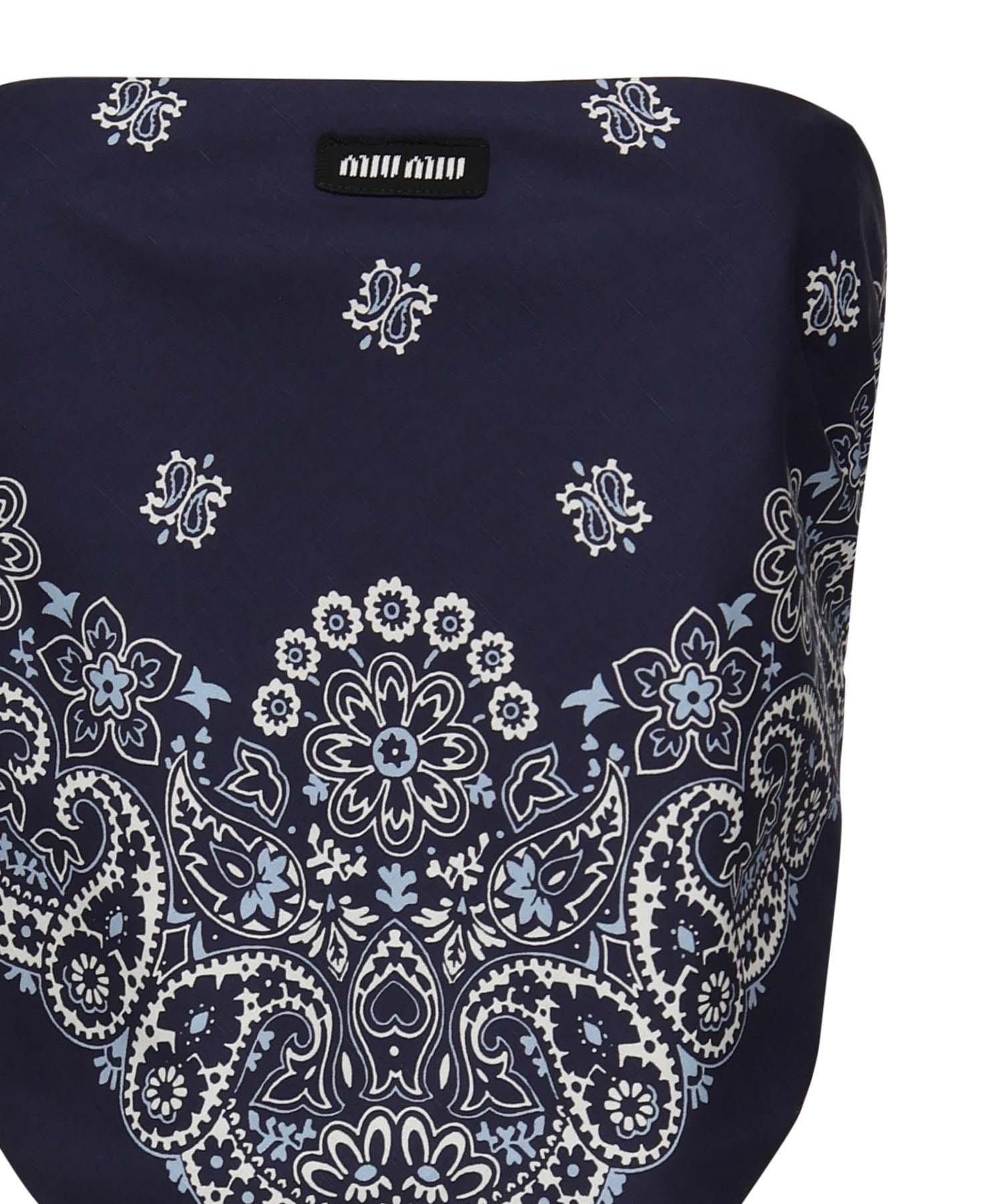 Top con stampa bandana MT2008 17QIF0QV9 MIU MIU 