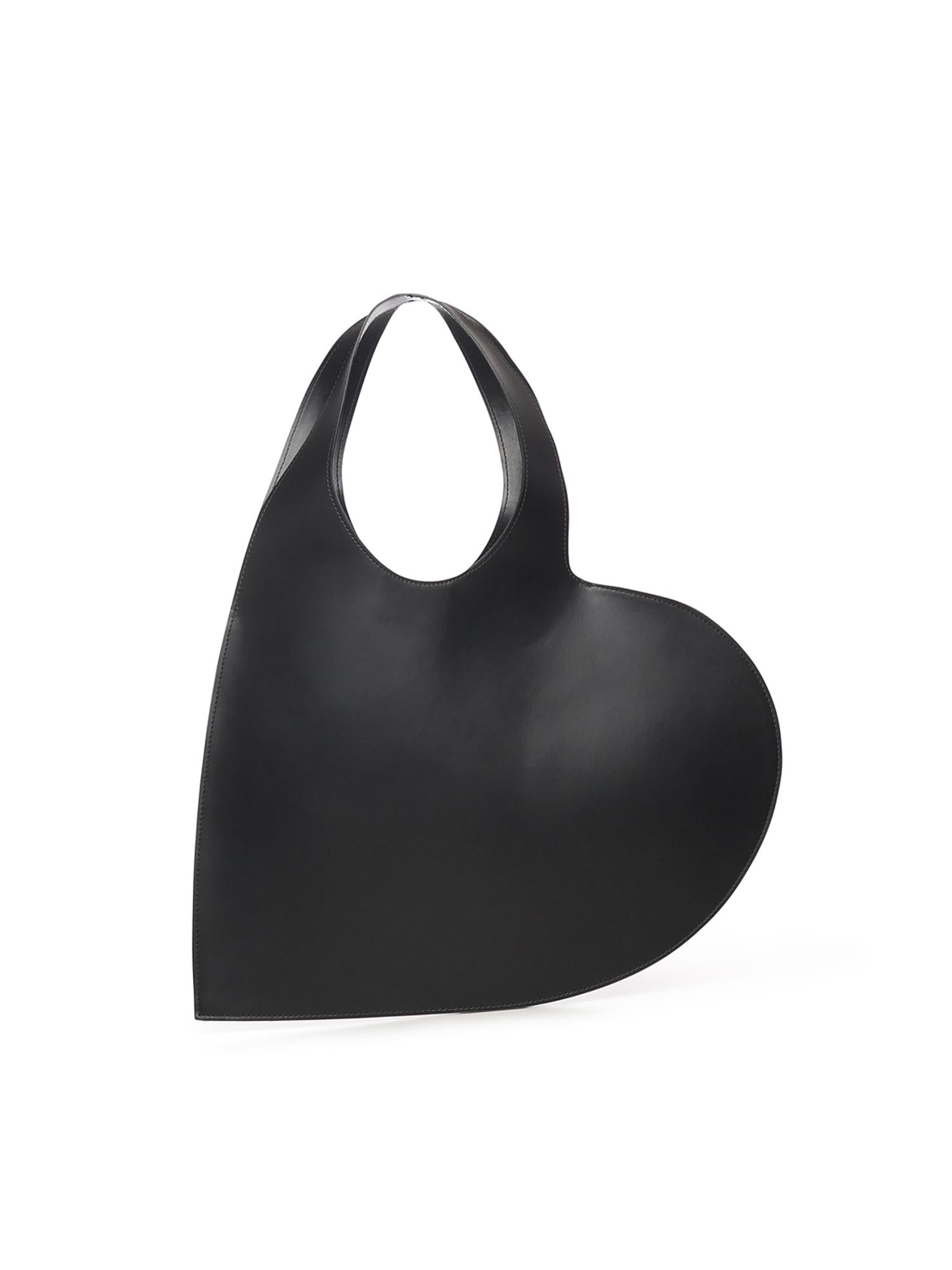 Borsa 'Double Heart' in pelle COPBA113F6062 BLACK COPERNI 