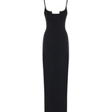 Abito lungo Salacia 23023248 BLACK CHRISTOPHER ESBER 
