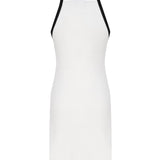 Abito in cotone con bretella a cinturino 124JR0364JS0070 -0098 COURREGES 