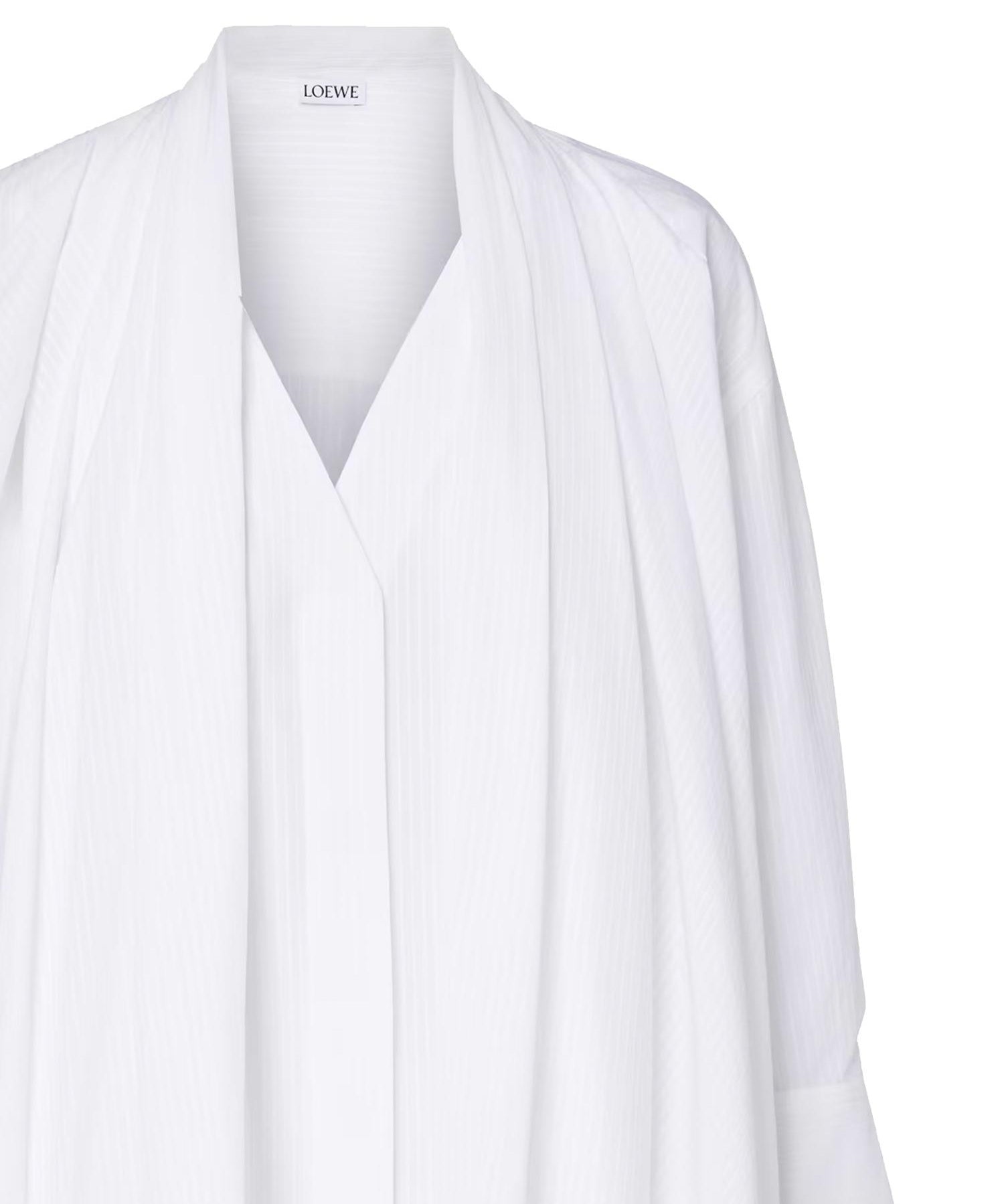 Abito drappeggiato in cotone S540Y09XTU 2100 LOEWE 