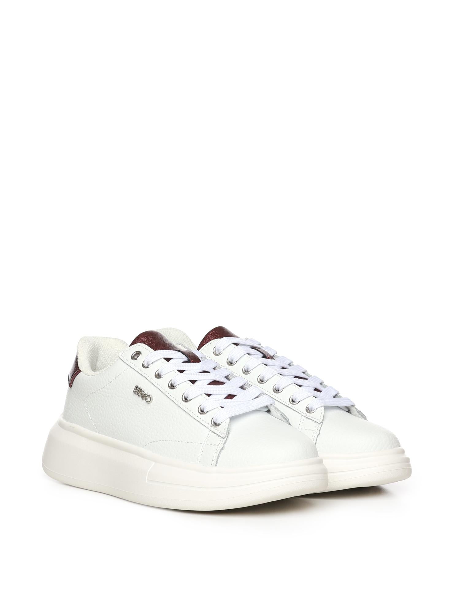 Sneakers in pelle bottalata BF5059PX748 S3909 LIU JO 