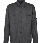 Camicia in stuoia lana mélange G5NI3T FURNCN0141 DOLCE & GABBANA 