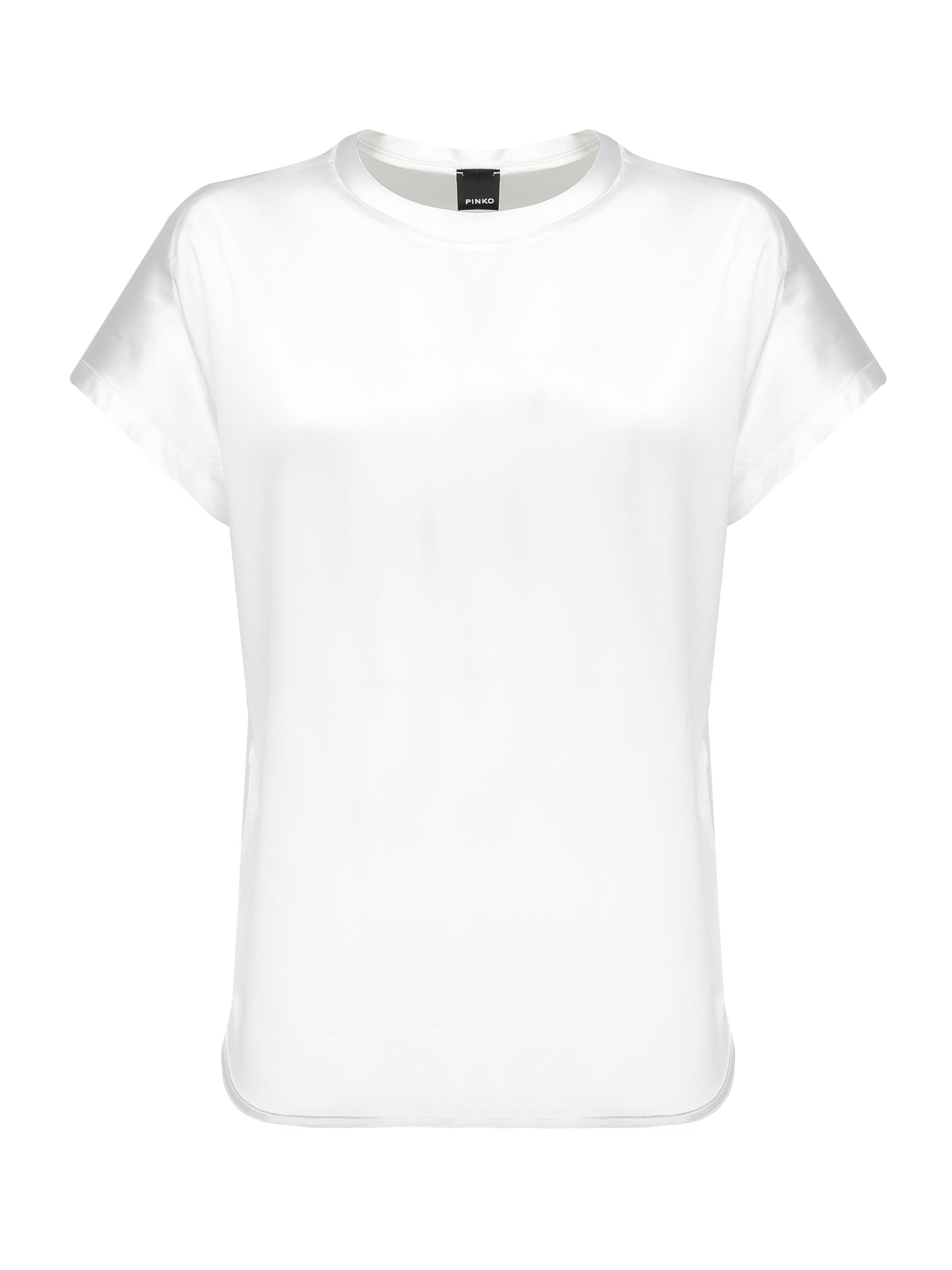 T-shirt in satin<BR/> 100100 A2JRZ05 PINKO 