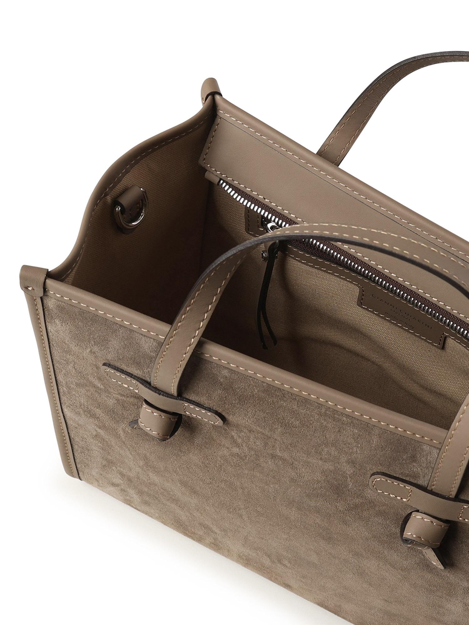 Borsa Miss Marcella 32 in pelle scamosciata BS9762 1052 GIANNI CHIARINI 