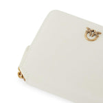 Portafoglio quadrato zip-around in pelle 100249 A0F1Z14Q PINKO 