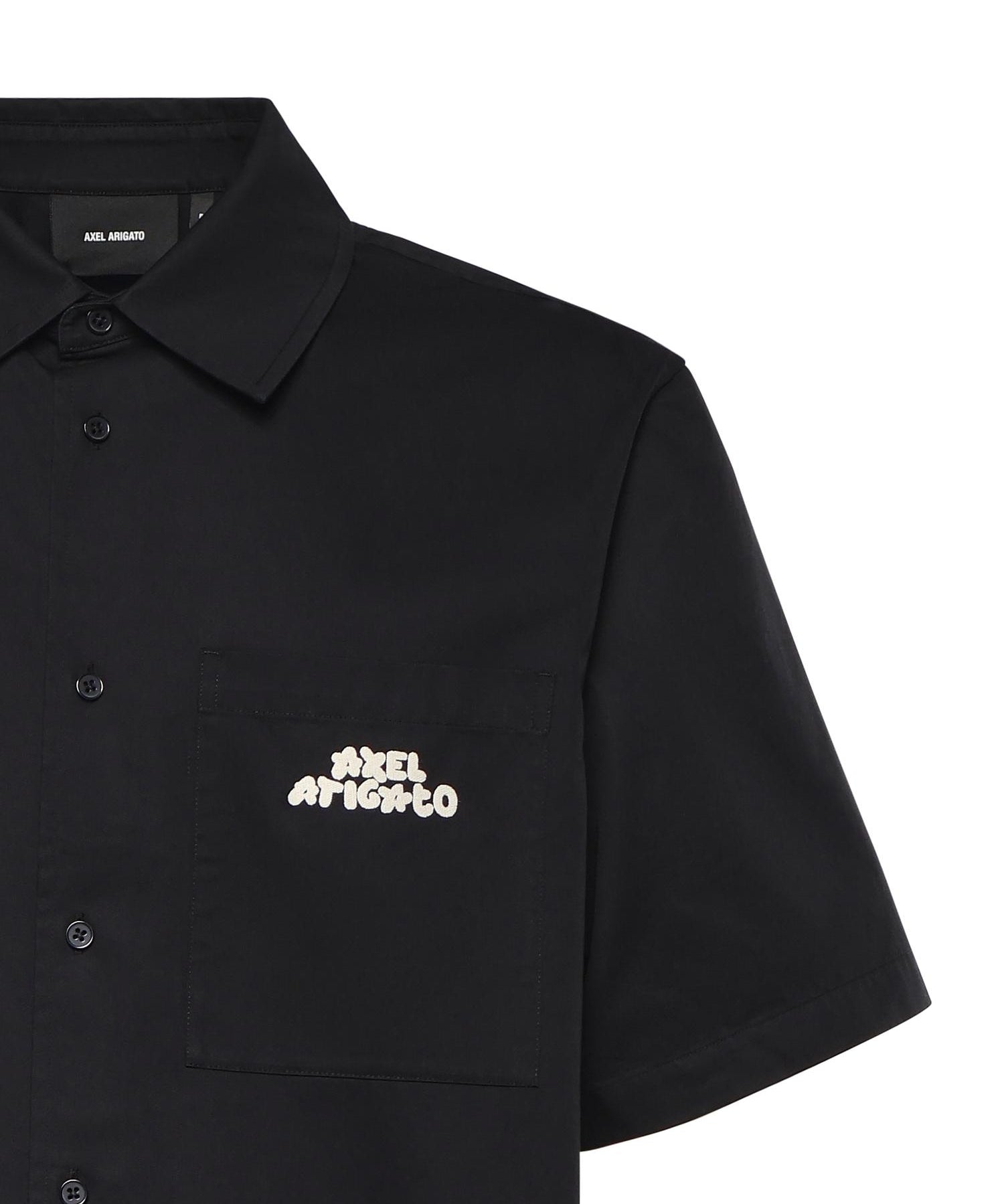 Camicia Drew con logo A3980001 BLACK AXEL ARIGATO 