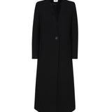 Cappotto lungo monopetto MDFW23826 -NERO MARIUCCIA Milano 
