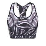 Top in Lycra con stampa Labirinto 5UTP55 5U855052 PUCCI 